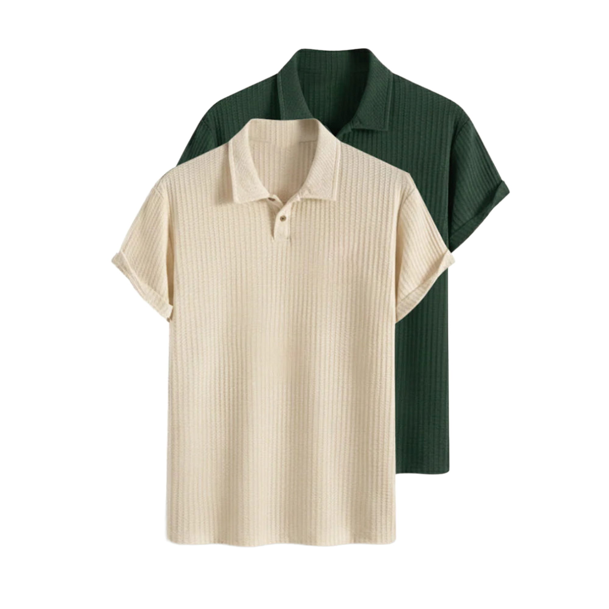 Polo in maglia strutturata Luxe (acquista 1 e ricevi 2) 